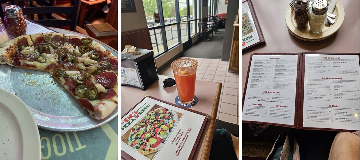 BC's Pizza & Beer Menu